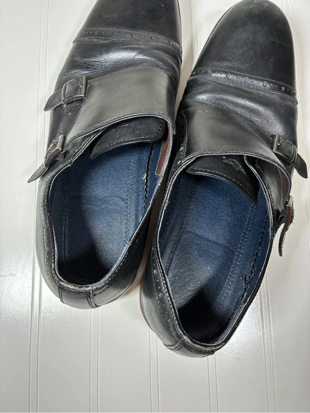 Docker’s Men's Black Leather Dress Shoes